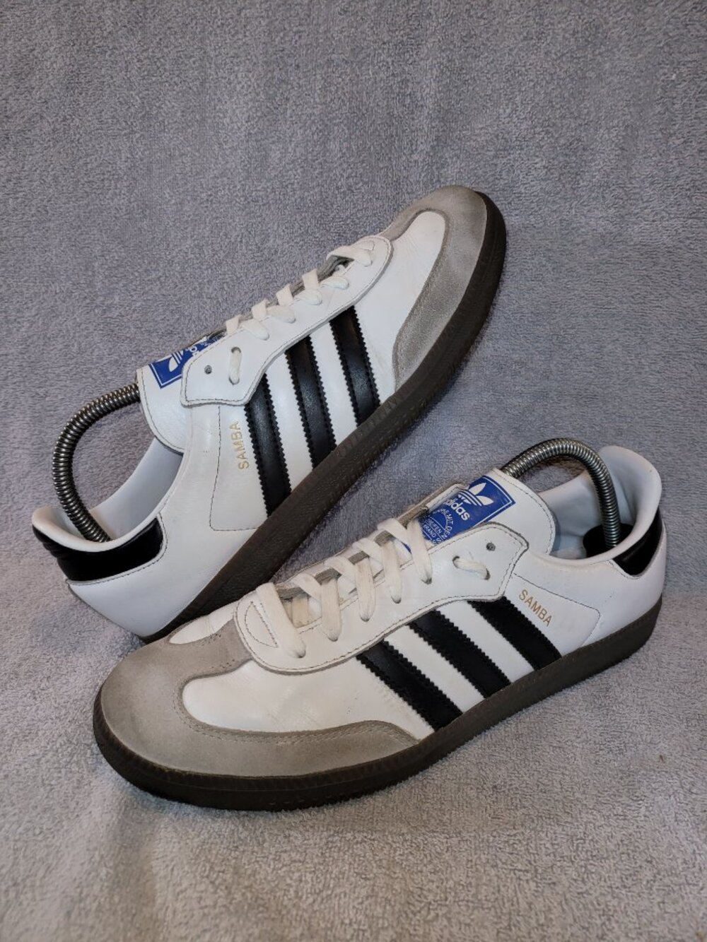 Adidas Samba OG Originals White Black Sneakers Mens Size 10 (#1041) - Picture 9 of 16